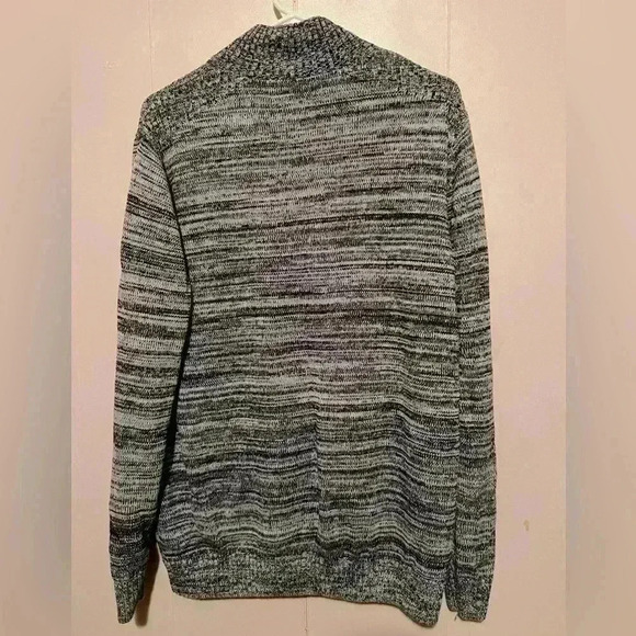 Method Mens Sz M Pullover Quarter Button Knit Sweater Gray - Picture 3 of 4